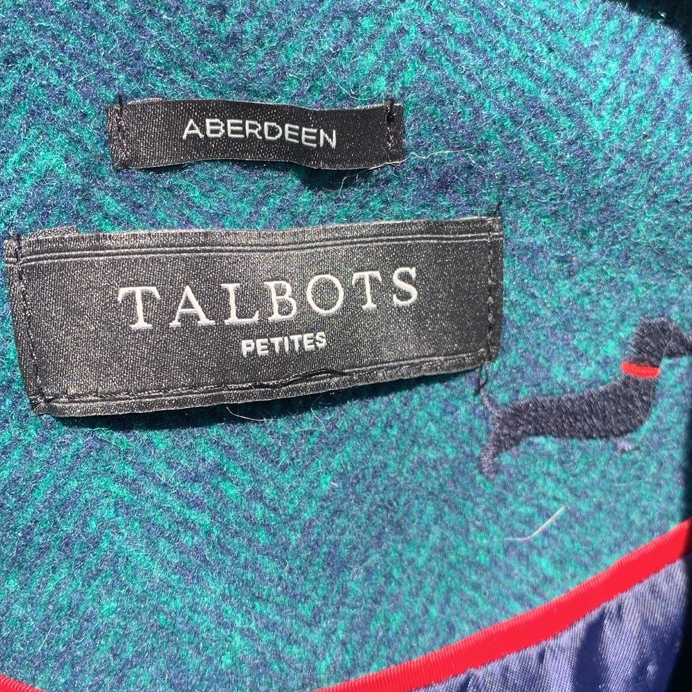 Talbots 6P Aberdeen wool blazer with the cutest dog design! NWOT!! - Picture 3 of 10